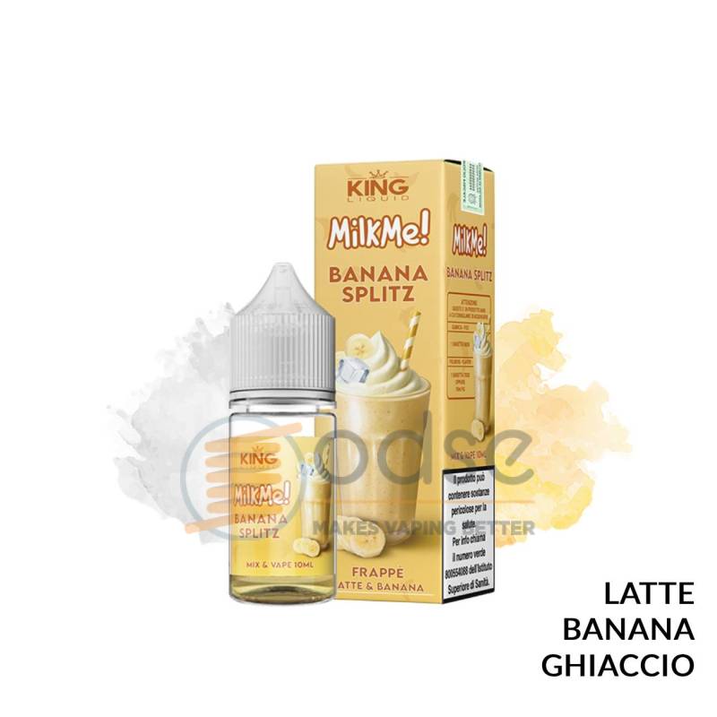 BANANA SPLITZ MINI PREMIX MILK ME! KING LIQUID - Mini Mix 'n vape