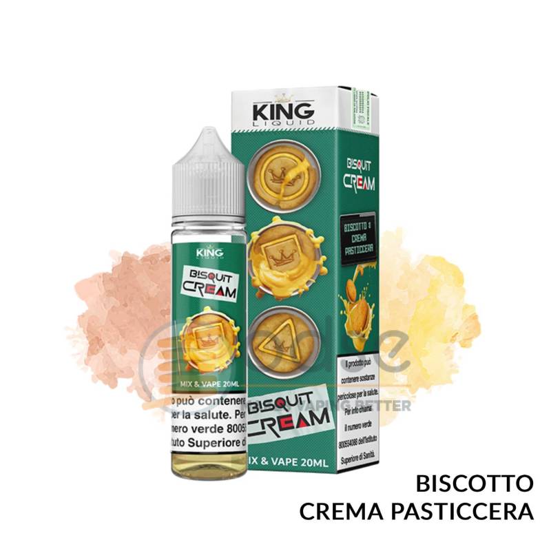 BISQUIT CREAM PREMIX KING LIQUID - Mix 'n vape