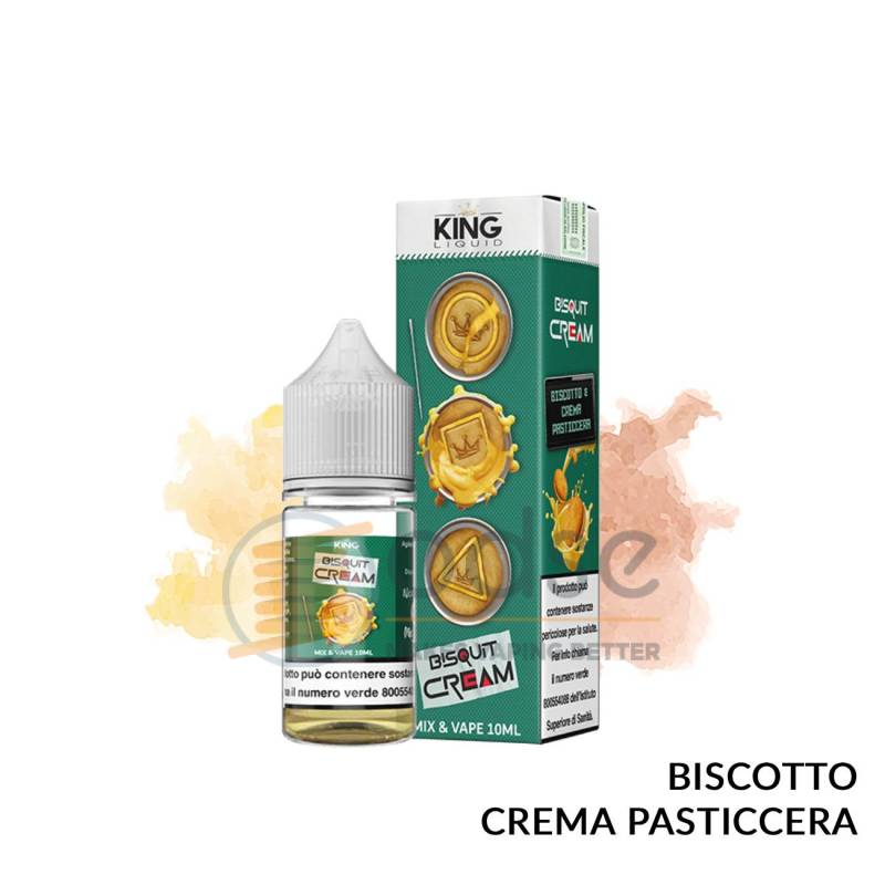 BISQUIT CREAM MINI PREMIX KING LIQUID - Mini Mix 'n vape