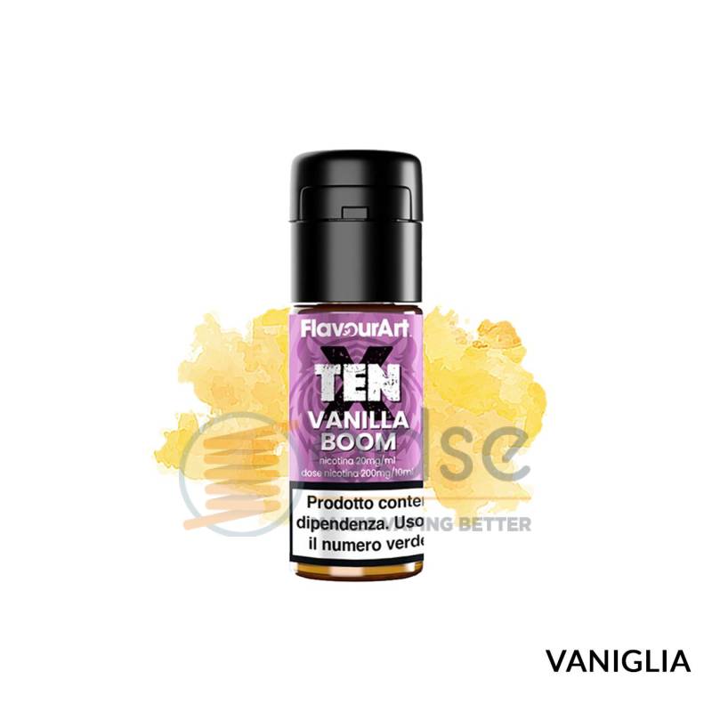 VANILLA BOOM LIQUIDO TEN X FLAVOURART 10 ML - 10 mL