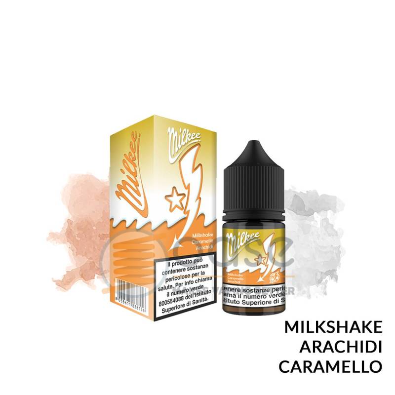 CARAMELLO E ARACHIDI MINI PREMIX MILKEE HIGH VOLTAGE FLAVOURART - Mini Mix 'n vape