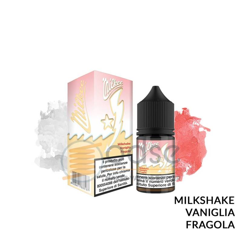 VANIGLIA E FRAGOLA MINI PREMIX MILKEE HIGH VOLTAGE FLAVOURART - Mini Mix 'n vape