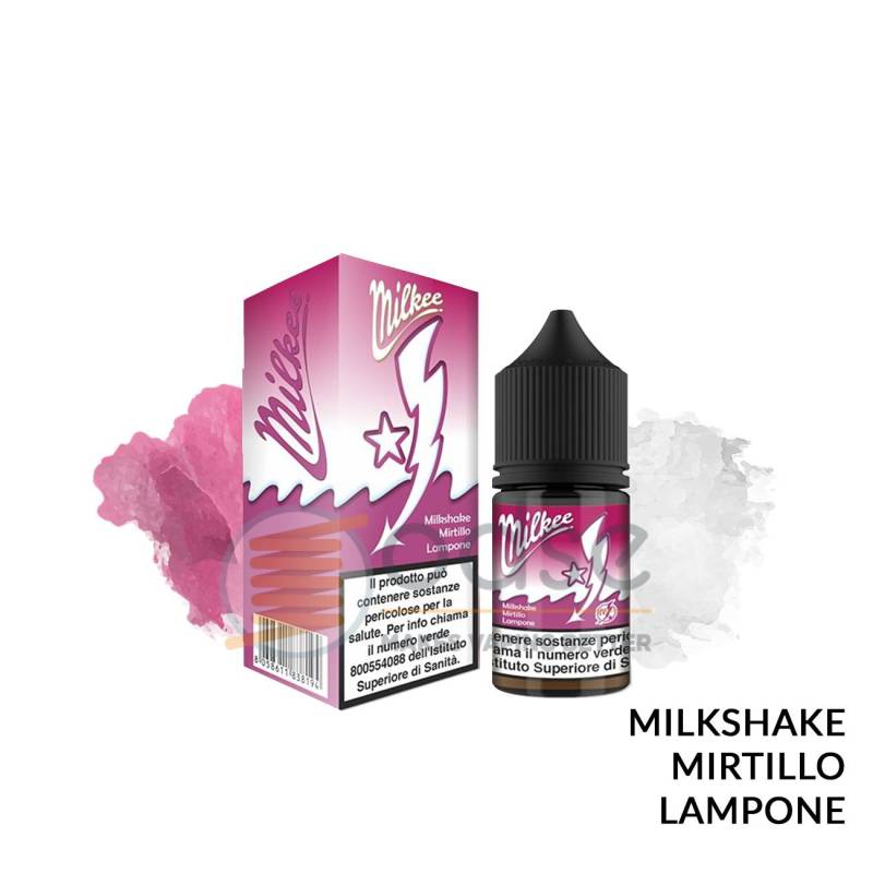 MIRTILLO E LAMPONE MINI PREMIX MILKEE HIGH VOLTAGE FLAVOURART - Mini Mix 'n vape