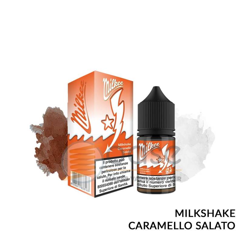 CARAMELLO SALATO MINI PREMIX MILKEE HIGH VOLTAGE FLAVOURART - Mini Mix 'n vape