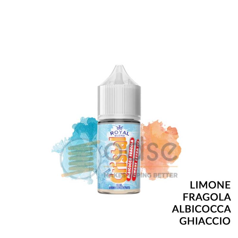 ALBICOCCA FRAGOLA LIMONE MINI PREMIX CRISTAL ROYAL BLEND - Mini Mix 'n vape