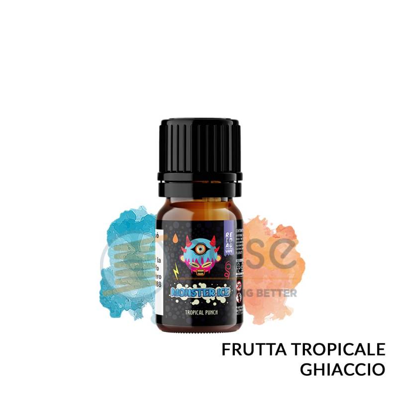 TROPICAL PUNCH AROMA MONSTER ICE RELOAD VAPE - Fruttati