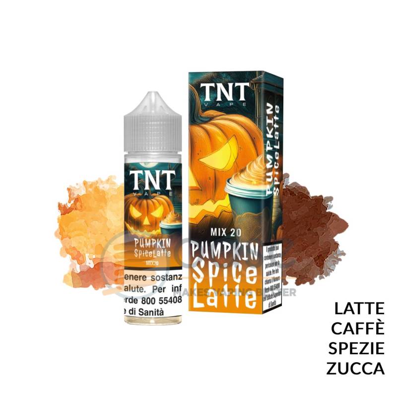 PUMPKIN SPICE LATTE PREMIX TNT VAPE - Mix 'n vape