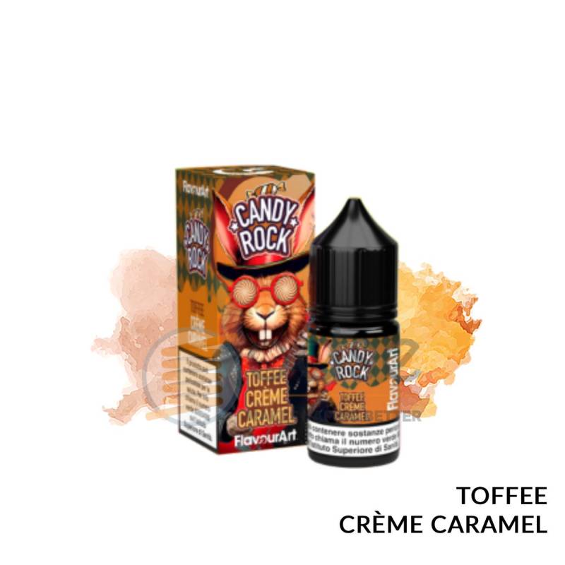 TOFFEE CREME CARAMEL MINI PREMIX CANDY ROCK FLAVOURART - Mini Mix 'n vape