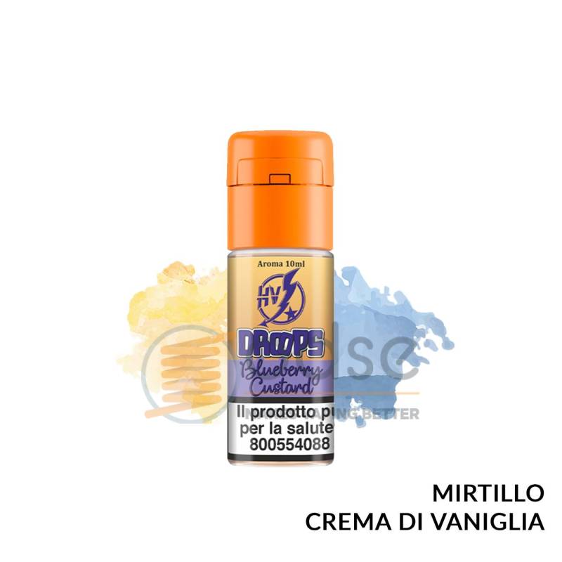 BLUEBERRY CUSTARD AROMA HIGH VOLTAGE FLAVOURART - Cremosi