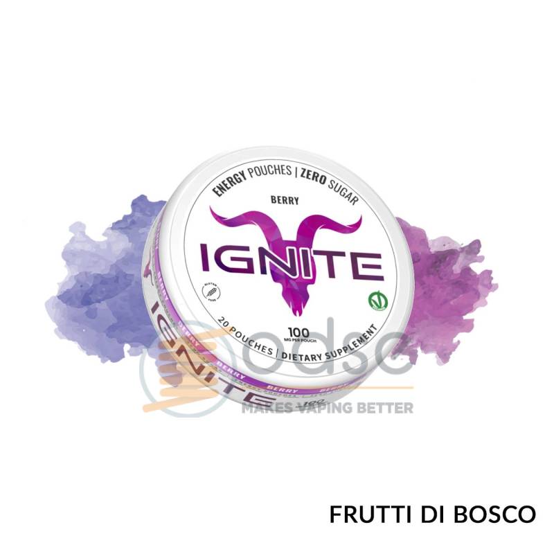 BERRY ENERGY CAFFEINE POUCH IGNITE - POUCHES