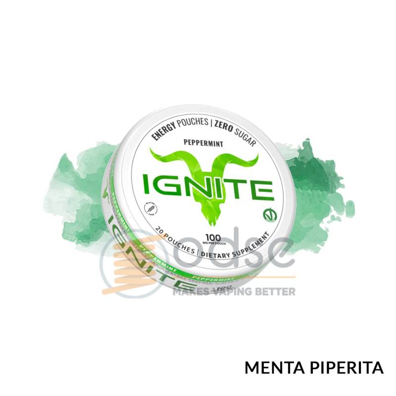 PEPPERMINT ENERGY CAFFEINE POUCH IGNITE - POUCHES