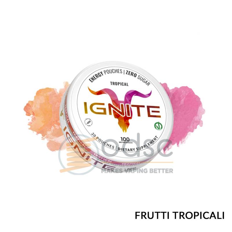 TROPICAL ENERGY CAFFEINE POUCH IGNITE - POUCHES