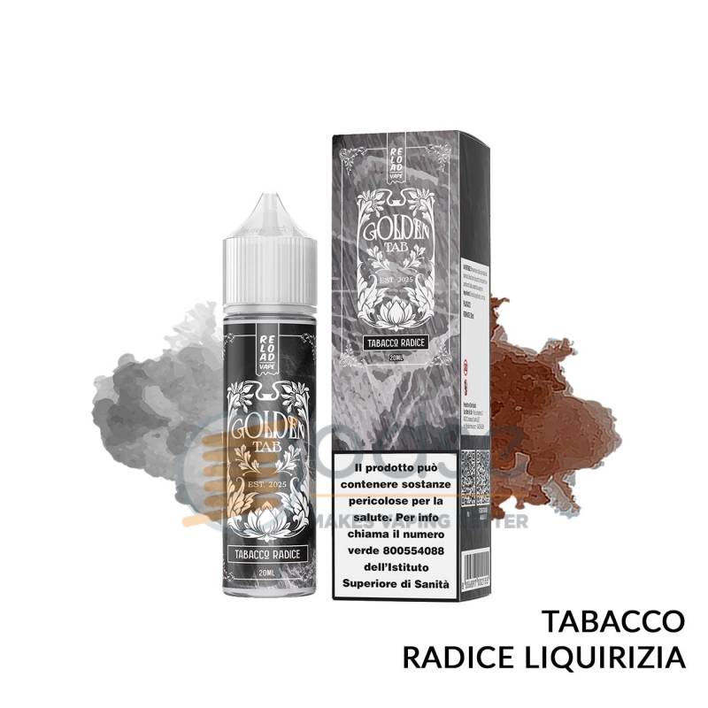 TABACCO RADICE PREMIX GOLDEN TAB RELOAD VAPE - Mix 'n vape