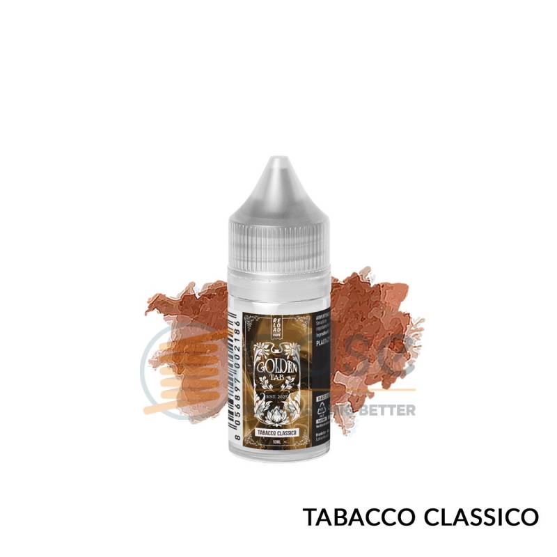 TABACCO CLASSICO MINI PREMIX GOLDEN TAB RELOAD VAPE - Mini Mix 'n vape
