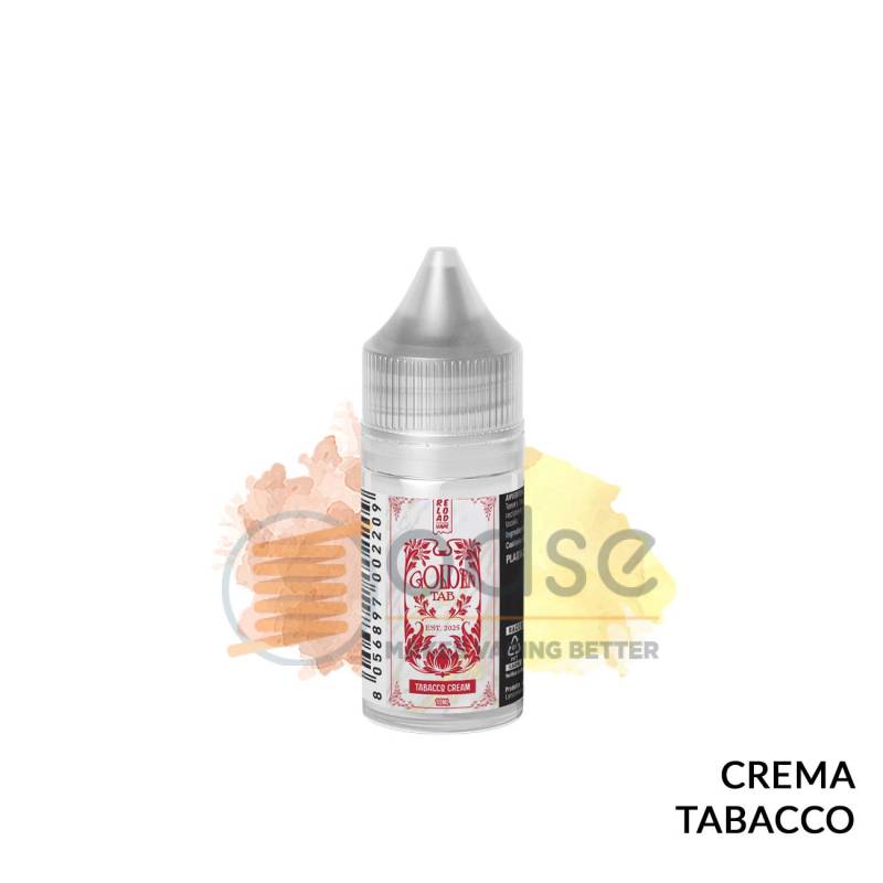 TABACCO CREAM MINI PREMIX GOLDEN TAB RELOAD VAPE - Mini Mix 'n vape