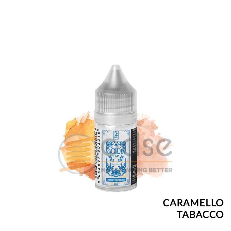 TABACCO CARAMELLO MINI PREMIX GOLDEN TAB RELOAD VAPE - Mini Mix 'n vape