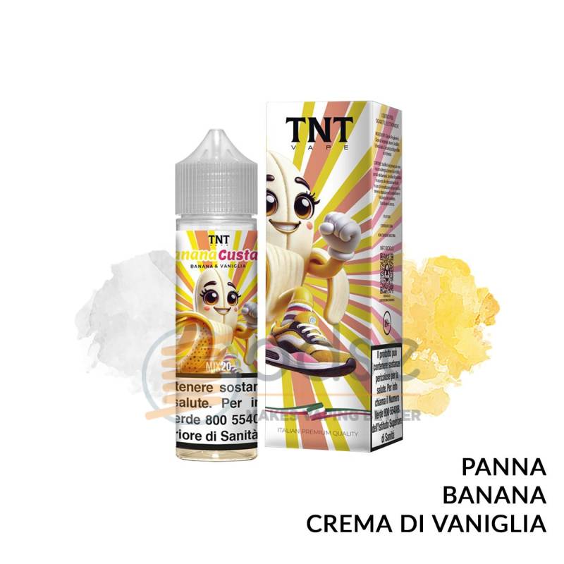BANANA CUSTARD PREMIX TNT VAPE - Mix 'n vape