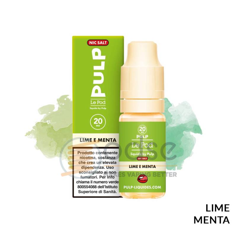 LIME E MENTA LIQUIDO LE POD PULP 10 ML - 10 mL