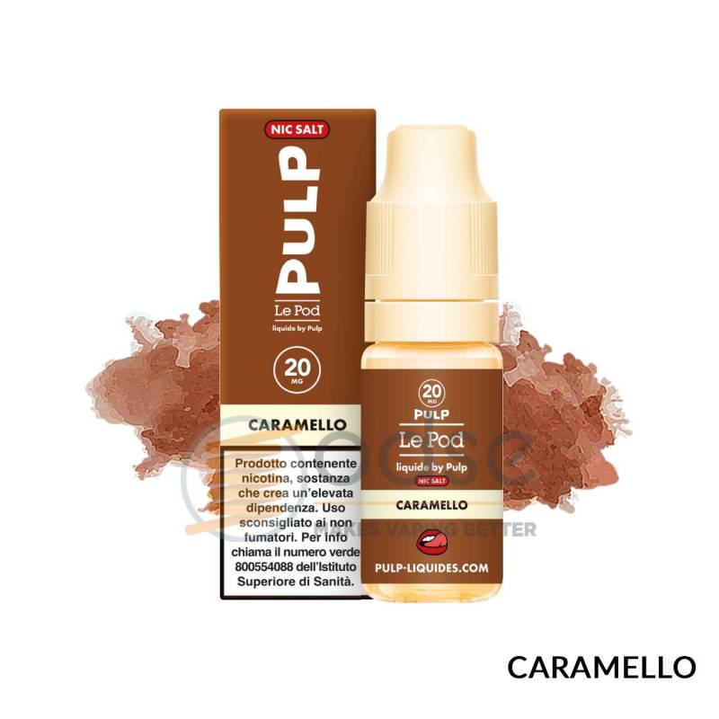 CARAMELLO LIQUIDO LE POD PULP 10 ML - 10 mL