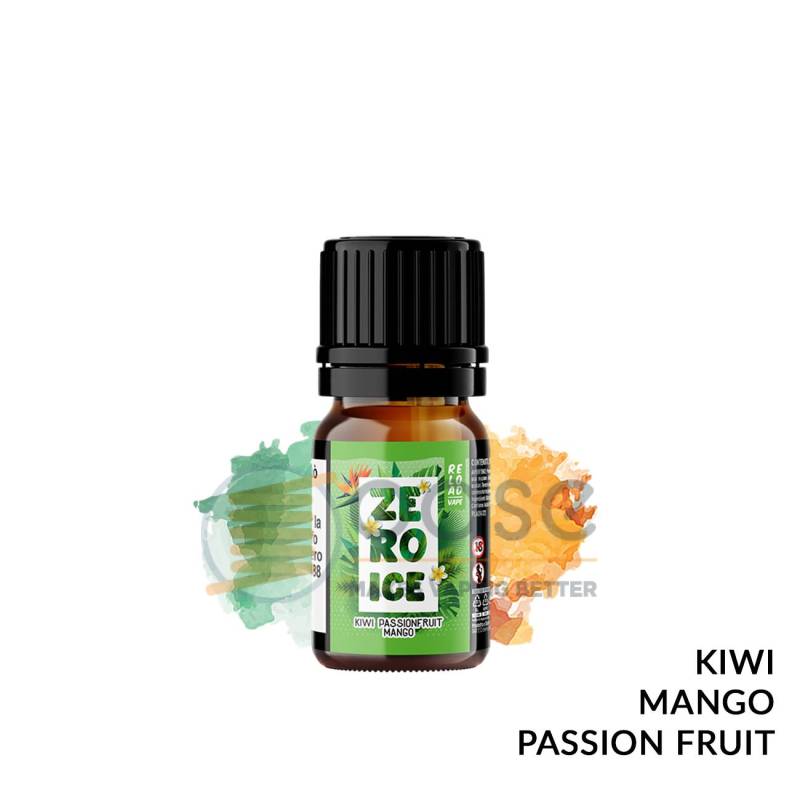KIWI PASSION FRUIT MANGO AROMA ZERO ICE RELOAD VAPE - Fruttati