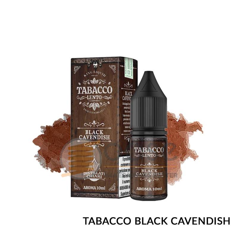 BLACK CAVENDISH AROMA TABACCO LENTO KING LIQUID - Tabaccosi
