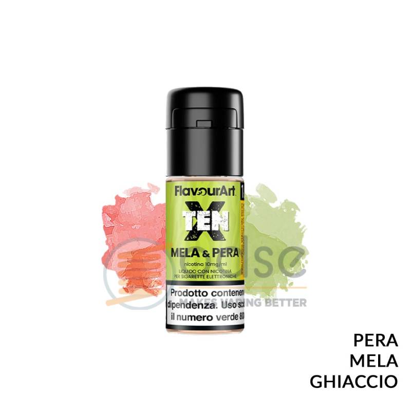 MELA E PERA LIQUIDO TEN X FLAVOURART 10 ML - 10 mL