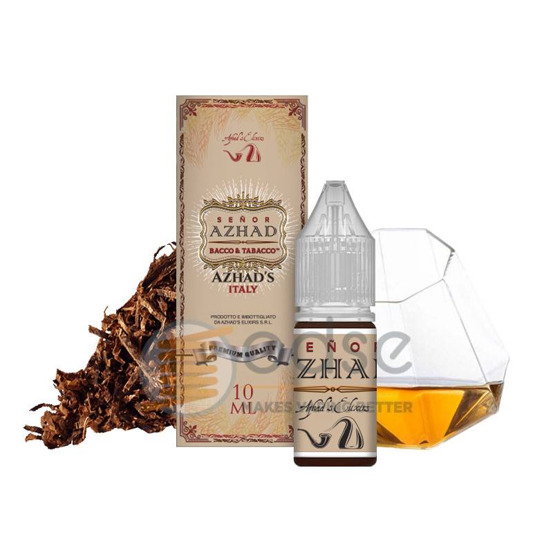 SENOR AZHAD LIQUIDO BACCO & TABACCO AZHAD'S ELIXIRS 10 ML - Tabaccosi