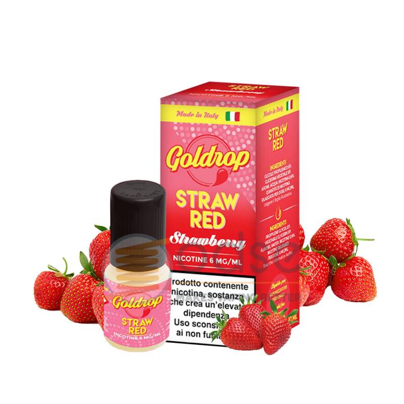 STRAW RED LIQUIDO GOLDROP 10 ML - Fruttati