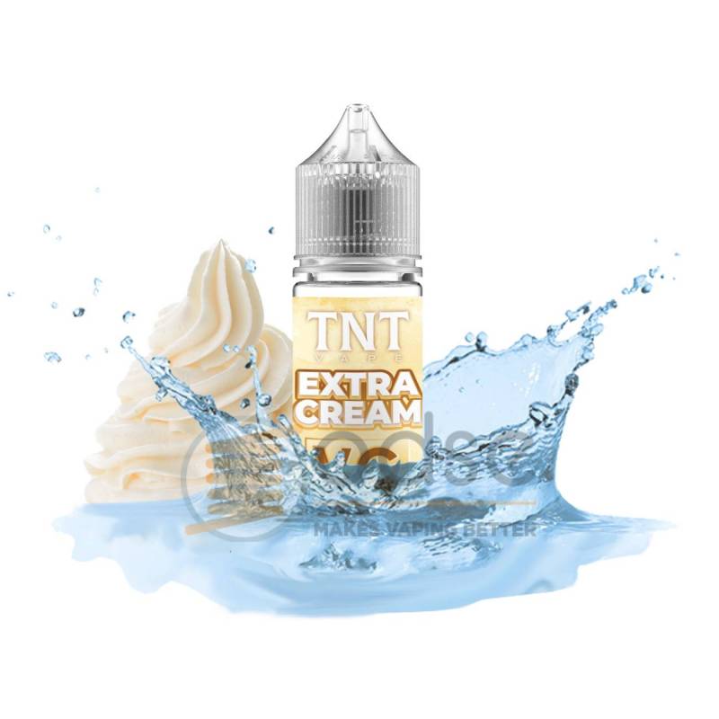 GLICERINA VEGETALE EXTRA CREAM TNT VAPE 30 ML - Basi