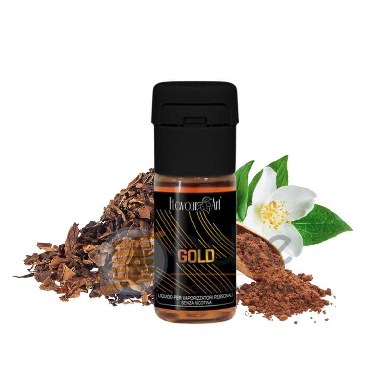 GOLD BY FEDEZ LIQUIDO FLAVOURART 10 ML - Tabaccosi GOLD BY FEDEZ LIQUIDO FLAVOURART 10 ML - Tabaccosi