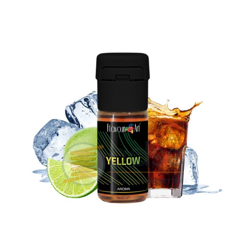 YELLOW AROMA FLUO BY FEDEZ FLAVOURART - Bevande YELLOW AROMA FLUO BY FEDEZ FLAVOURART - Bevande