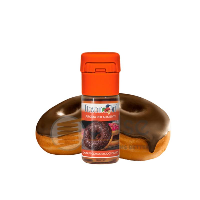 DONUT GLASSATO CIOCCOLATO AROMA FLAVOURART - Cremosi DONUT GLASSATO CIOCCOLATO AROMA FLAVOURART - Cremosi