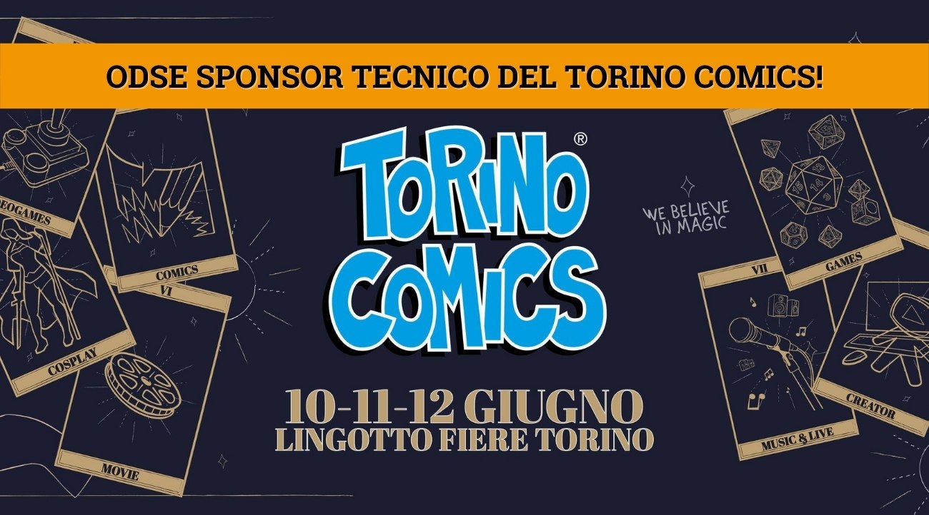 ODSE sponsor tecnico del Torino Comics