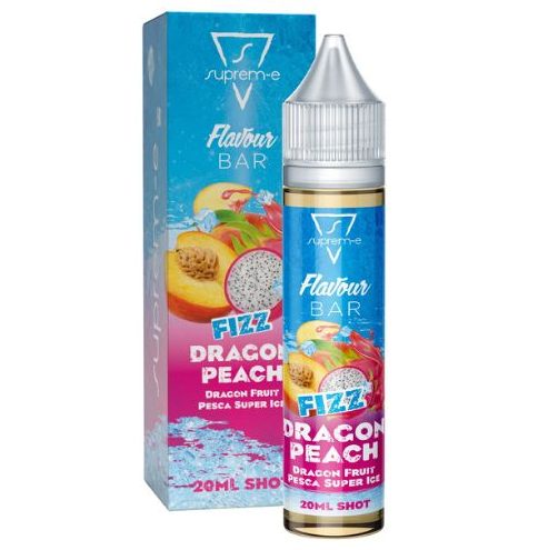 Fizz dragon peach shot flavour bar Suprem-e